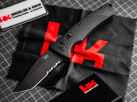 Nóż automatyczny Heckler & Koch FD01 D2 Tanto czarny