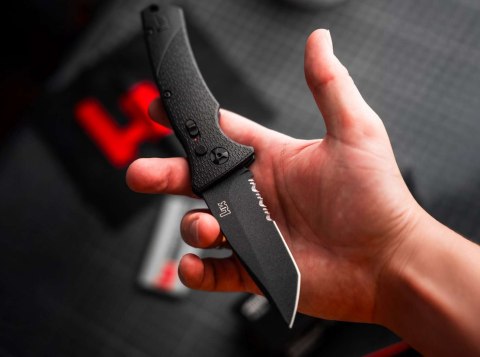 Nóż automatyczny Heckler & Koch FD01 D2 Tanto czarny