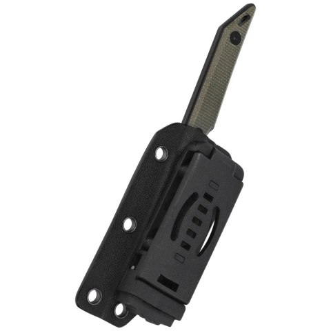 Nóż Kubey Goliath Green Micarta, Blackwashed 14C28N by Jake Hoback (KU430F)