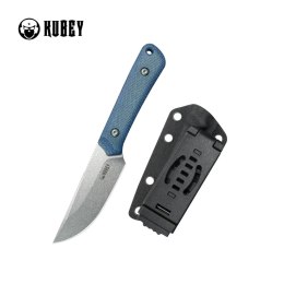 Nóż Kubey Thorn Blue Micarta, Beadblasted 14C28N by Scott Halpern (KU413C)