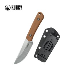 Nóż Kubey Thorn Brown Micarta, Beadblasted 14C28N by Scott Halpern (KU413E)