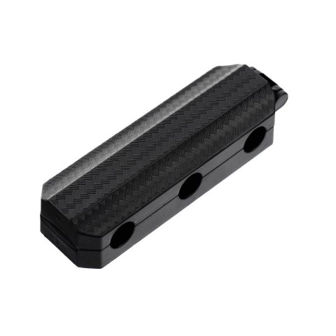 Organizer magnetyczny samoprzylepny Blue Star PJ-OCZ5 na 3 kable - czarny (2 szt.)
