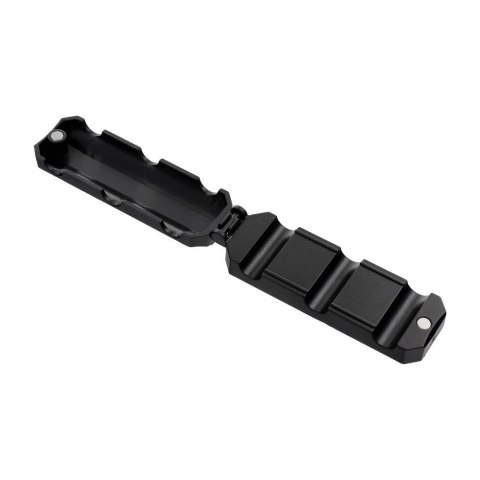 Organizer magnetyczny samoprzylepny Blue Star PJ-OCZ5 na 3 kable - czarny (2 szt.)