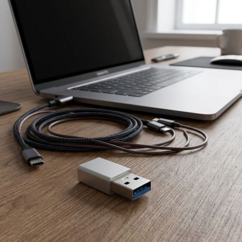 Adapter USB C do USB A 3.0 Blue Star biały