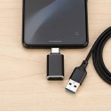 Adapter USB A 3.0 do USB C Blue Star czarny