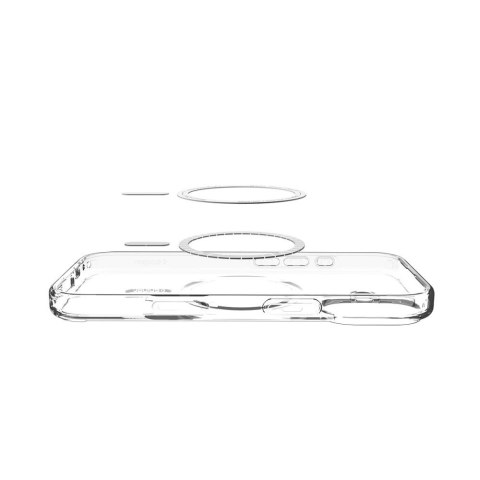 Etui Spigen Ultra Hybrid MagSafe na iPhone 17 - przezroczysto-szare