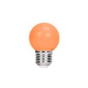 Forever Light Żarówka LED E27 G45 2W 230V pomarańczowa 5 sztuk