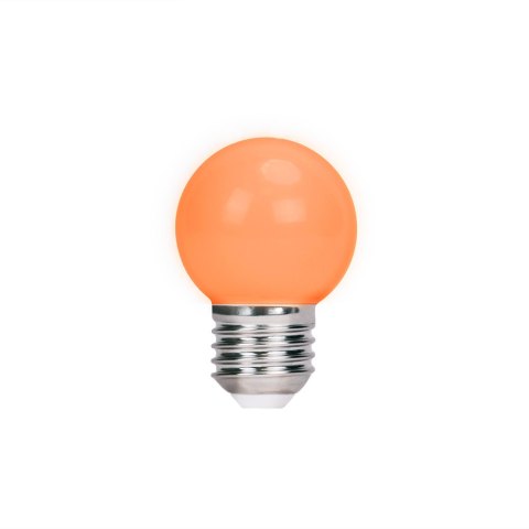 Forever Light Żarówka LED E27 G45 2W 230V pomarańczowa 5 sztuk