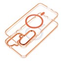 Etui na Xiaomi Redmi 15C (173,16 x 81,07 x 8,2) Frame Clear Hybrid Mag Cover zgodny z MagSafe pomarańczowe