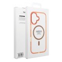 Etui na Xiaomi Redmi 15C (173,16 x 81,07 x 8,2) Frame Clear Hybrid Mag Cover zgodny z MagSafe pomarańczowe