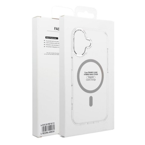 Etui na Xiaomi Redmi 15C (173,16 x 81,07 x 8,2) Frame Clear Hybrid Mag Cover zgodny z MagSafe transparentne