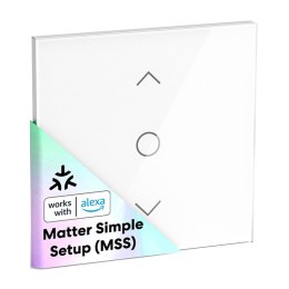 Inteligentny przełącznik rolet WiFi Meross MRS100MA(EU) (Matter)