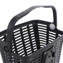 Kosz rowerowy Wozinsky WKR-PK na kierownicę plastikowy - czarny