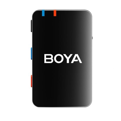 Mikrofony krawatowe BOYA BOYAMIC 2-02 bezprzewodowe 2.4 GHz - czarne