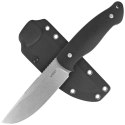 Nóż Kubey Eskoria Black G10, Beadblasted 14C28N by Bastards Knives (KU268A)