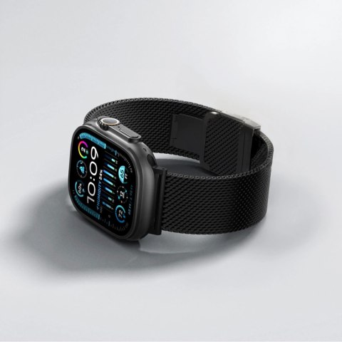 Pasek AMAZINGTHING Titan Premium Metal Band na AppleWatch 38/40/41/42/44/45/46/49 mm - czarny