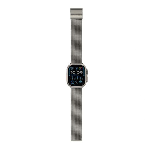 Pasek AMAZINGTHING Titan Premium Metal Band na AppleWatch 38/40/41/42/44/45/46/49 mm - srebrny