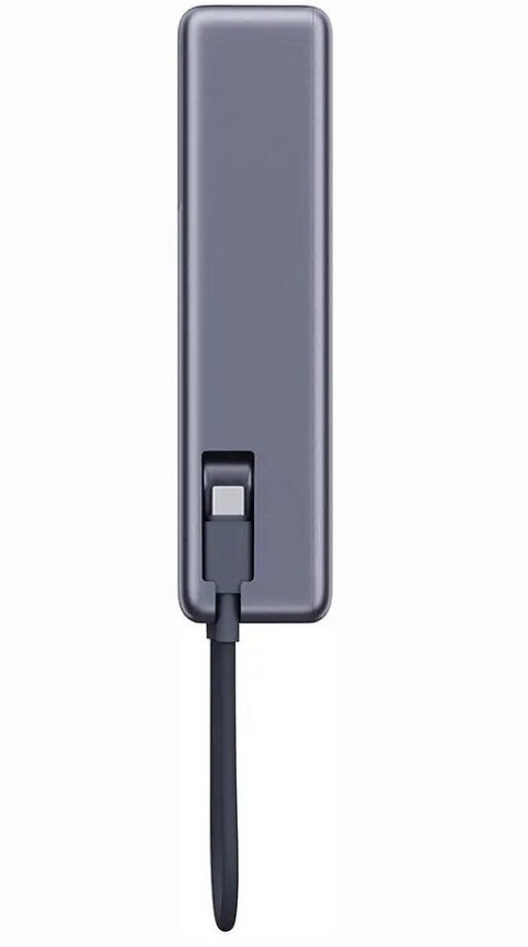Powerbank Xiaomi 10000 mAh QC PD 165W z wbudowanym kablem USB C PB1165MI z wyświetlaczem LED szary