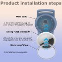 Pasek Tech-Protect Nylon na Apple AirTag 1 / 2 - różowy
