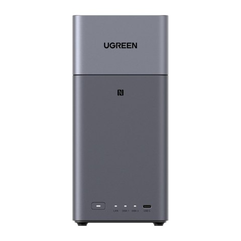 Serwer plików NAS Ugreen DH2300, 2-dyskowy, A72+A53, 4GB DDR4, 1GbE, 4K + kabel HDMI