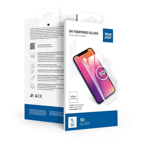 Szkło hartowane 5D do iPhone 7 / 8 / SE 2020 / SE 2022 (full glue) Blue Star czarne