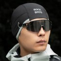 Czapka rowerowa Rockbros M016 zimowa wiatroodporna rozmiar 54-61 cm - czarna