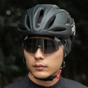 Czapka rowerowa Rockbros M016 zimowa wiatroodporna rozmiar 54-61 cm - czarna