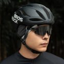 Czapka rowerowa Rockbros M016 zimowa wiatroodporna rozmiar 54-61 cm - czarna