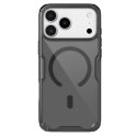 Etui Nillkin Nature TPU Pro Magnetic kompatybilne z MagSafe na iPhone 17 Pro Max - półprzezroczyste-czarne