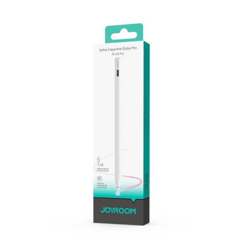 Joyroom JR-X15 Pro Active Capacitive Pen (Including 2 Spare Nibs) White