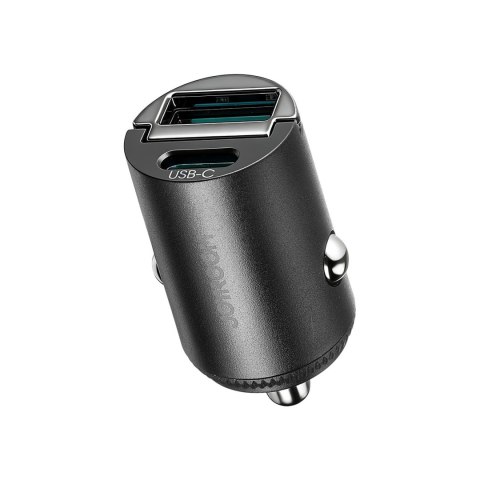 Joyroom JR-CCN18 65W A+C Pull-Ring Style Mini Car Charger Black