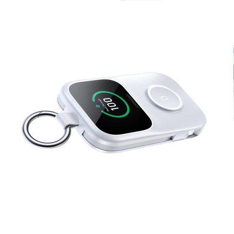 Powerbank Joyroom JR-W19 5000mAh z ładowaniem bezprzewodowym zegarka 5 W - biały