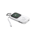 Powerbank Joyroom JR-W19 5000mAh z ładowaniem bezprzewodowym zegarka 5 W - biały