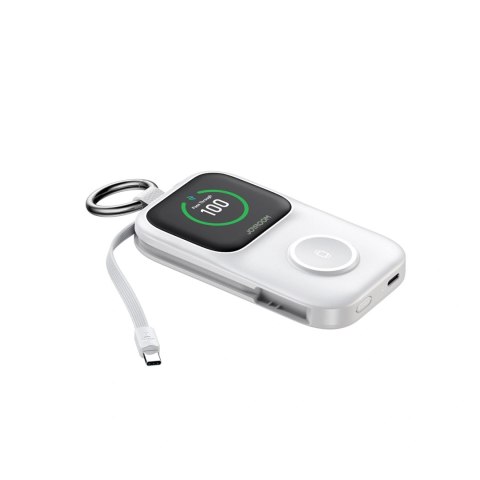 Powerbank Joyroom JR-W19 5000mAh z ładowaniem bezprzewodowym zegarka 5 W - biały