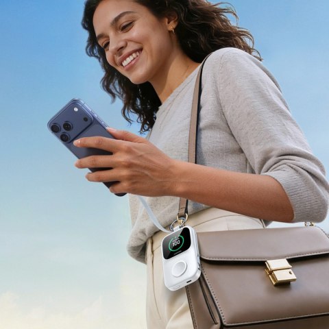 Powerbank Joyroom JR-W19 5000mAh z ładowaniem bezprzewodowym zegarka 5 W - biały