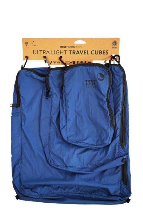 Zestaw 3 organizerów podróżnych TTTM Lightest Blue
