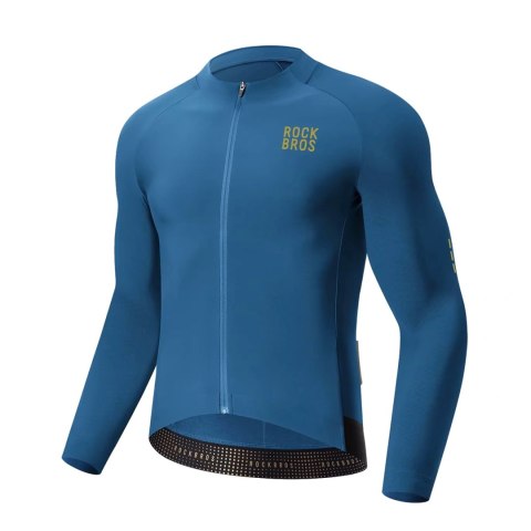 Kurtka rowerowa Rockbros YDWT020 Diamond jesień/zima rozmiar XXXL - niebieska