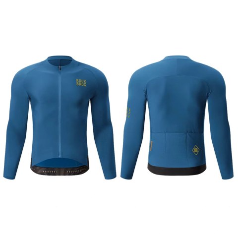 Kurtka rowerowa Rockbros YDWT020 Diamond jesień/zima rozmiar XS - niebieska