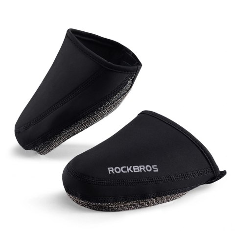 Noski na buty Rockbros LF1030 wiatroodporne docieplające 36-42 cm - czarne