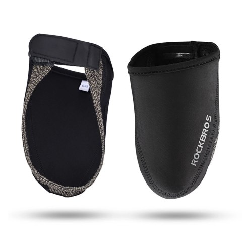 Noski na buty Rockbros LF1030 wiatroodporne docieplające 39-45 cm - czarne