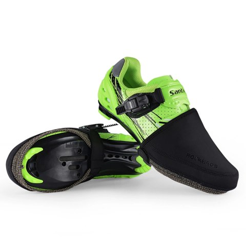 Noski na buty Rockbros LF1030 wiatroodporne docieplające 39-45 cm - czarne