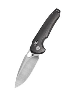 Nóż składany Bestech Noctar Black G10, Satin 14C28N by Kombou (BG66A)