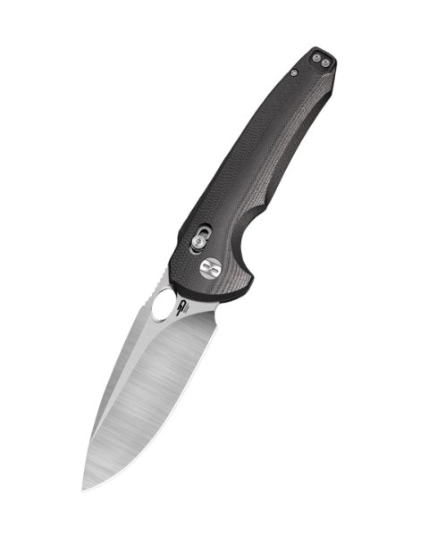 Nóż składany Bestech Noctar Black G10, Satin 14C28N by Kombou (BG66A)