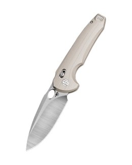 Nóż składany Bestech Noctar Khaki G10, Satin 14C28N by Kombou (BG66C)