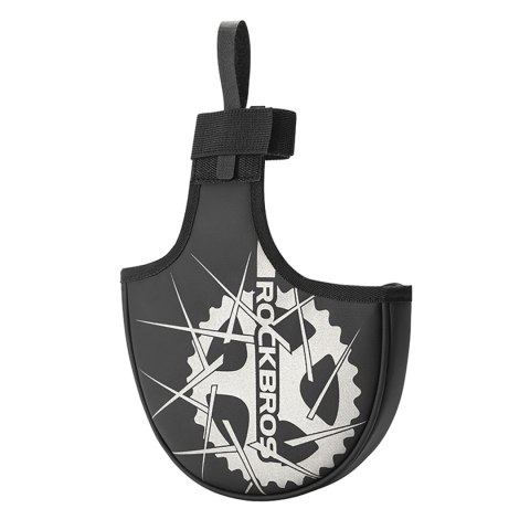 Osłona transportowa na mechanizm korbowy Rockbros D76 - czarno-szara