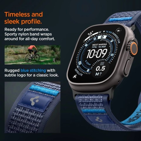 Pasek Spigen Athlex Air 2 na Apple Watch (44 / 45 / 46 / 49 mm) - granatowy
