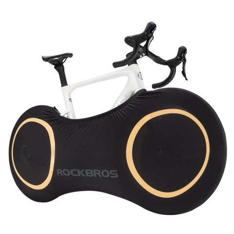 Pokrowiec elastyczny Rockbros D95 kompatybilny z rowerami 26-29 cali gravel, górski, miejski, szosowy 700C (71×152 cm) - czarny
