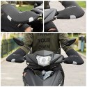 Rękawiczki ocieplane na kierownicę Rockbros D16-B wiatroodporne wodoodporne kompatybilne z motocyklem - czarne