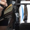 Torba rowerowa Rockbros 088 na górną rórę ramy 0,25L - zielono-pomarańczowa