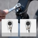 Zestaw narzędzi rowerowych Rockbros multitool z pompką na naboje CO2 i kluczem grzechotkowym - czarny